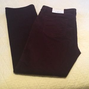 Loft Curvy Straight Corduroy Pants